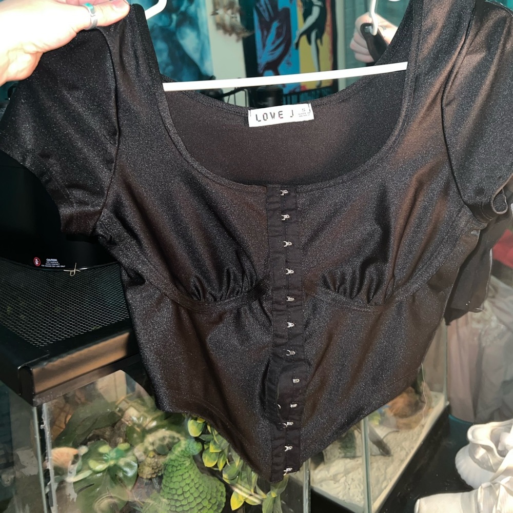 Black corset top